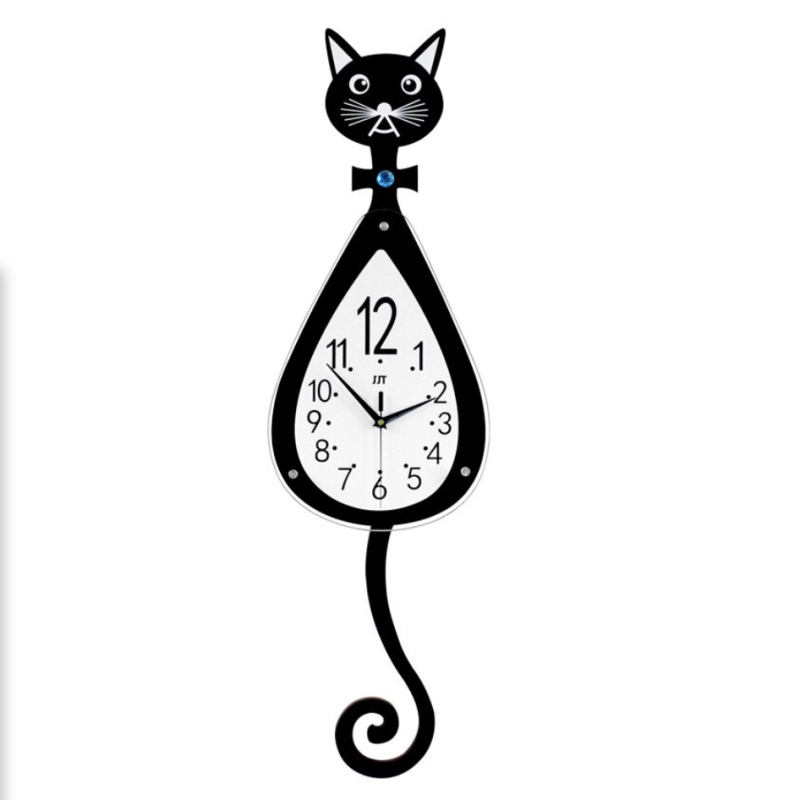 1 Horloge Murale Chat Grande Horloge Murale À Faire Soi-Même Horloge